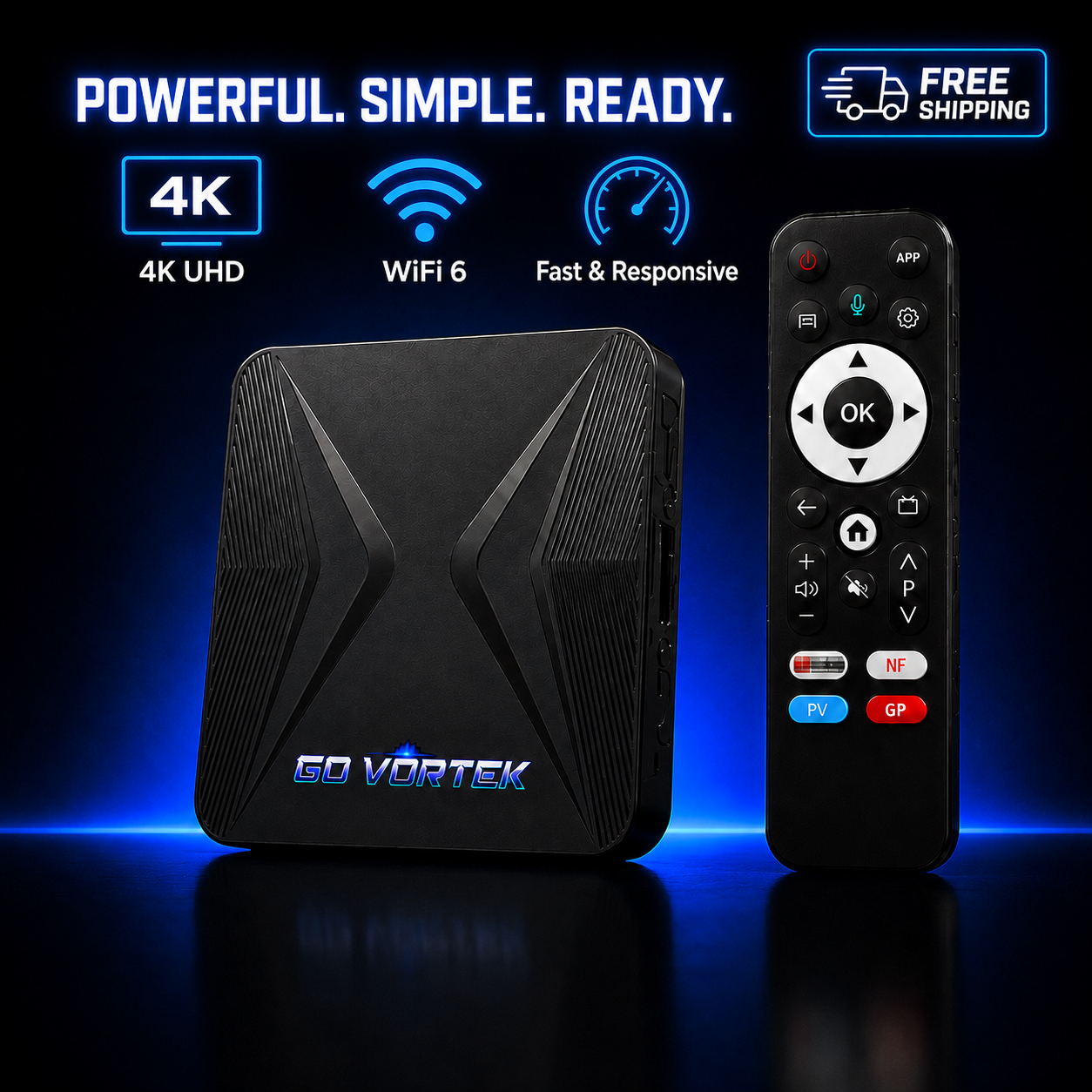 Vortek Premium Streaming Super Box 4K UHD